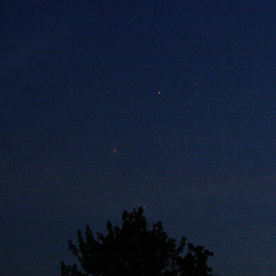 Mars and Saturn-Spica_8-16-12